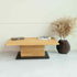 Mesa de centro de madera maciza roble Bremen, 120 x 80 x 40 cm. | NordicStory