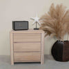 Mesita de madera maciza roble Elsa 30, 56,4 x 44 x 55 cm. | NordicStory