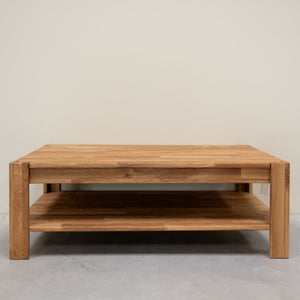 Mesa de centro de madera maciza de roble Mauritz 4