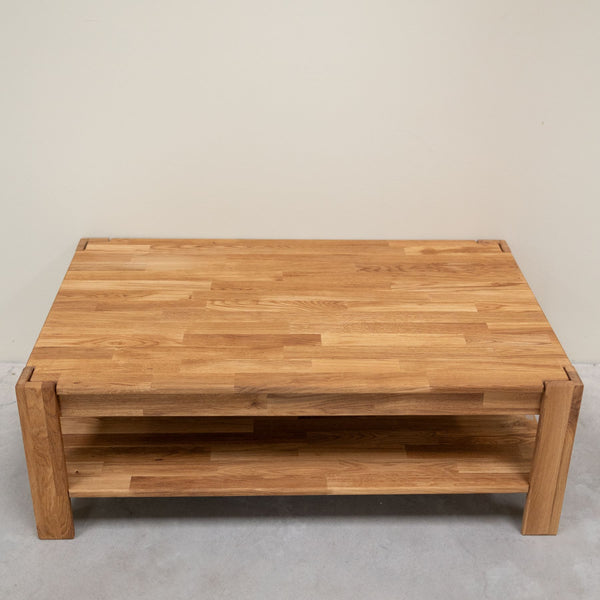 Mesa de centro de madera maciza de roble Mauritz 4