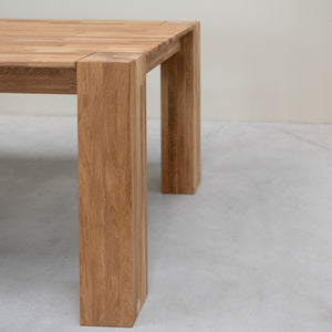 Mesa de comedor de madera maciza de roble Mauritz 3  RobleStore NordicStory