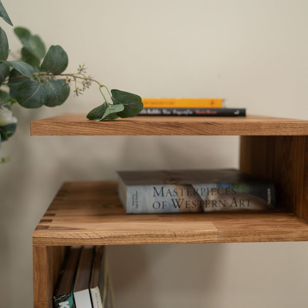 Mesa auxiliar de madera maciza de roble Sofi NordicStory Roble.Store
