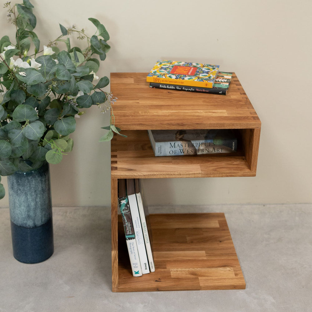 Mesa auxiliar de madera maciza de roble Sofi NordicStory Roble.Store