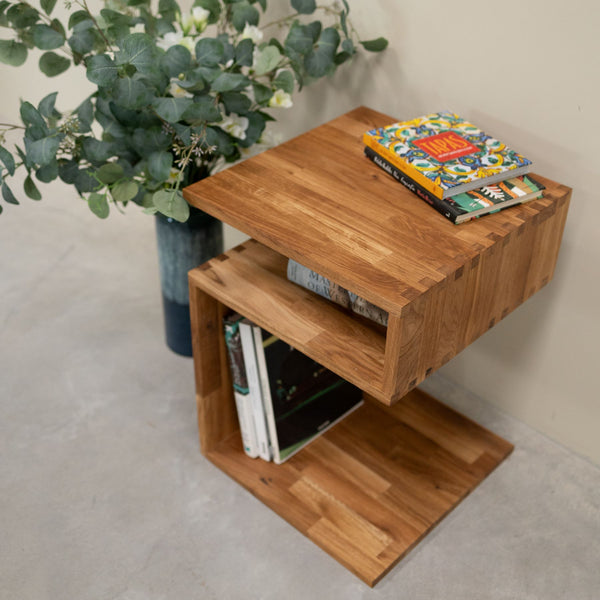 Mesa auxiliar de madera maciza de roble Sofi NordicStory Roble.Store