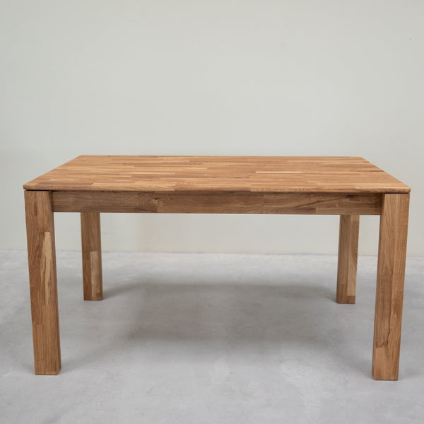 NordicStory Mesa de comedor de madera maciza de roble 