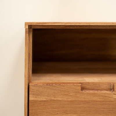 Mueble de TV de madera maciza de roble Escandi 2 Roble.Store NordicStory