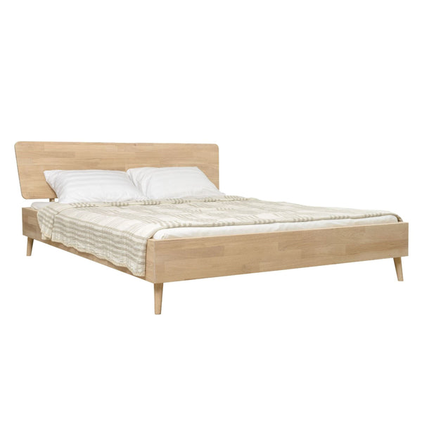 NordicStory Cama de madera maciza de roble Escandi1
