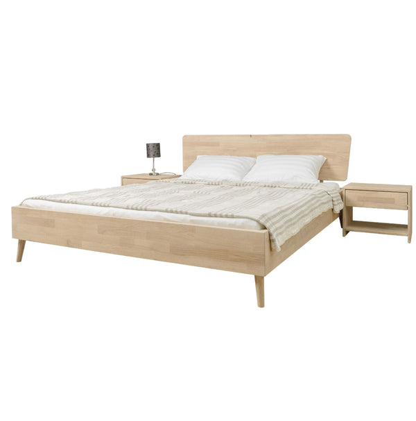 NordicStory Cama de madera maciza de roble Escandi3