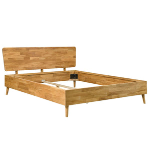 NordicStory Cama de madera maciza de roble Escandi4