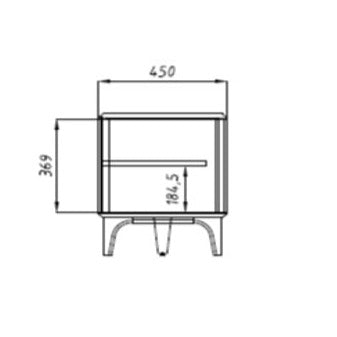 Mueble de TV de madera maciza roble Oxford NordicStory