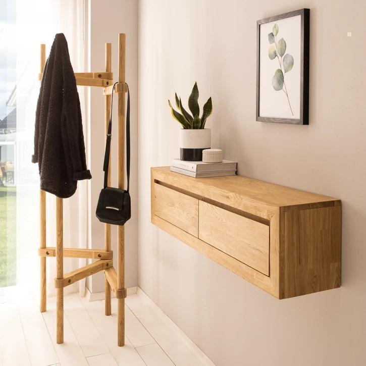 Recibidor Listones madera - muebles polque - venta online- recibidor