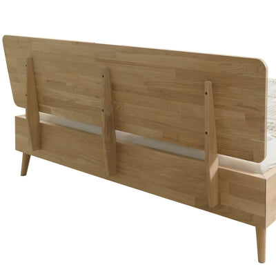 NordicStory Cama madera maciza roble dormitorio nordico 