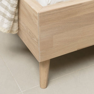 NordicStory Cama madera maciza roble dormitorio nordico 