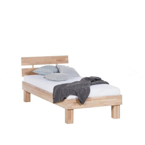 NordicStory Cama de madera maciza de roble