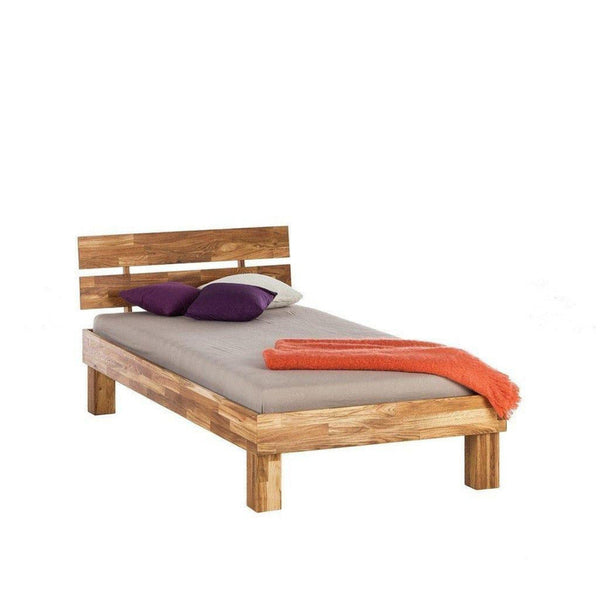 NordicStory Cama de madera maciza de roble