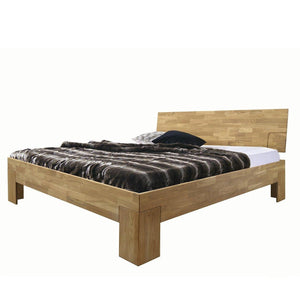 NordicStory Cama de madera maciza de roble