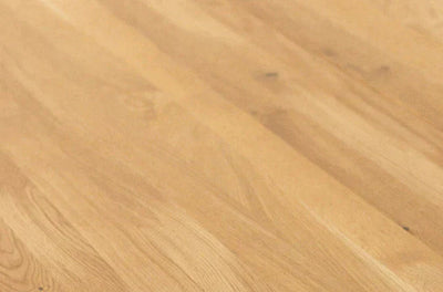 NordicStory Mesa escritorio tocador de madera maciza de roble "Escandi" 110 x 43 x 75 cm.