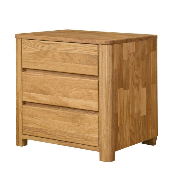 Mesita de madera maciza roble Elsa 30, 56,4 x 44 x 55 cm. | NordicStory