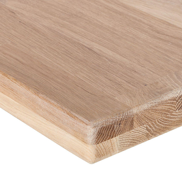 NordicStory Mesa de comedor extensible de madera maciza de roble