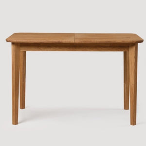NordicStory Mesa extensible de comedor de madera maciza de roble 