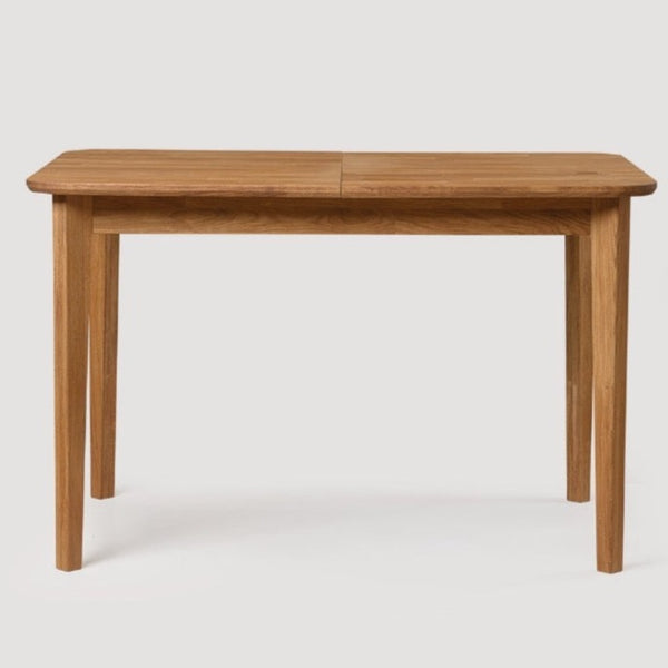 NordicStory Mesa extensible de comedor de madera maciza de roble 