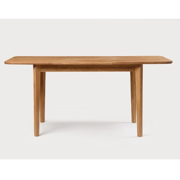 NordicStory Mesa extensible de comedor de madera maciza de roble 