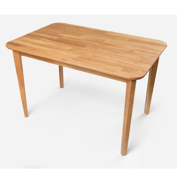 NordicStory Mesa de comedor de madera maciza de roble