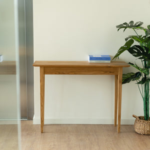 NordicStory Consola de madera maciza de roble 
