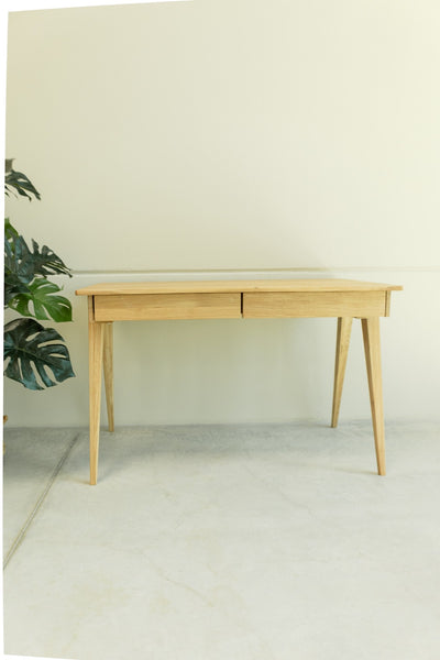  NordicStory Mesa escritorio de madera maciza de roble sostenible