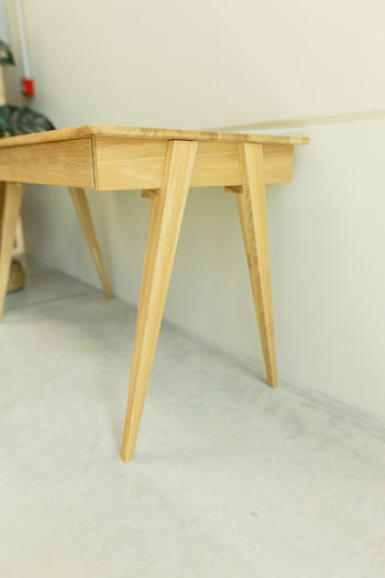  NordicStory Mesa escritorio de madera maciza de roble sostenible nordico