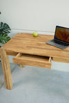 NordicStory Mesa escritorio de madera maciza sostenible de roble 