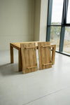 NordicStory Mesa de comedor extensible rustica de madera maciza sostenible de roble Provance 2