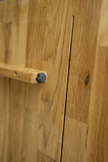 NordicStory Mesa de comedor extensible rustica de madera maciza sostenible de roble Provance 5