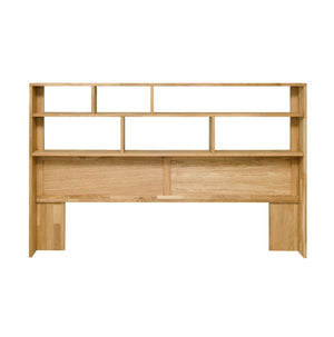 NordicStory Cama con almacenaje de madera maciza de roble Sofia 8