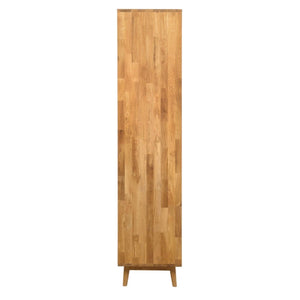NordicStory Armario Vitrina de madera maciza de roble