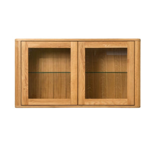 NordicStory Armario de pared de madera maciza de roble