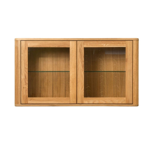NordicStory Armario de pared de madera maciza de roble