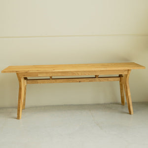  NordicStory Banco de madera maciza de roble