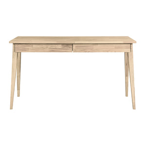 NordicStory Mesa escritorio de madera maciza de roble