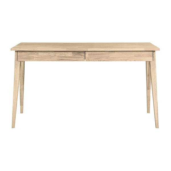 NordicStory Mesa escritorio de madera maciza de roble