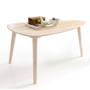 Mesas apilables de centro de madera maciza de roble Escandi 2, 70 x 50 x 36 cm. / 73.8 x 70 x 45 cm. / 90 x 60 x 46 cm. | NordicStory