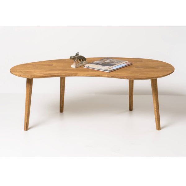 NordicStory Mesa de centro apilables de madera maciza de roble