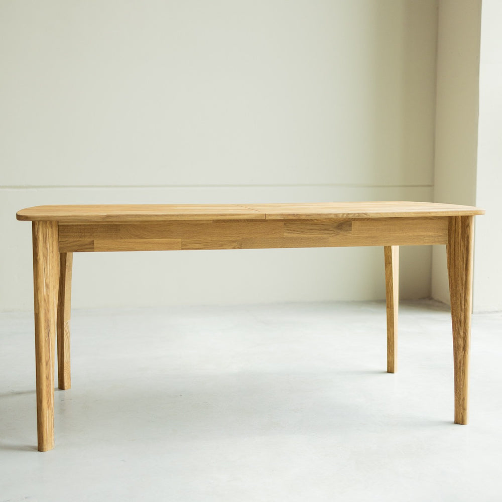 NordicStory Mesa extensible de comedor de madera maciza de roble