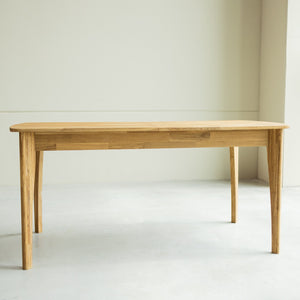  NordicStory Mesa extensible de comedor de madera maciza de roble sostenible