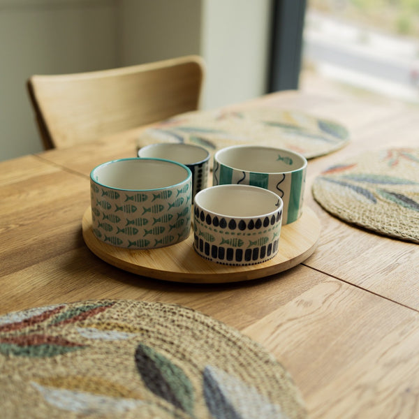  NordicStory Mesa extensible de comedor de madera maciza de roble sostenible
