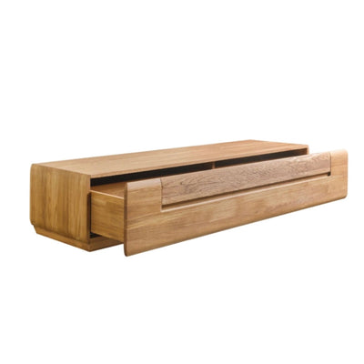  NordicStory Mueble de TV de madera maciza de roble 