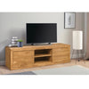  NordicStory Mueble de TV de madera maciza de roble