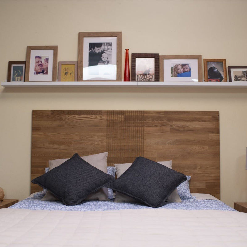  NordicStory Cabecero de madera maciza de roble