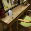 NordicStory Mesa escritorio tocador de madera maciza de roble 