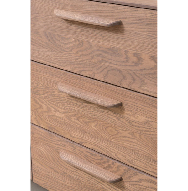 NordicStory Aparador Cómoda de madera maciza de roble